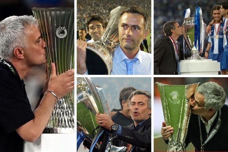 Mourinho nunca ha perdido una final europea.