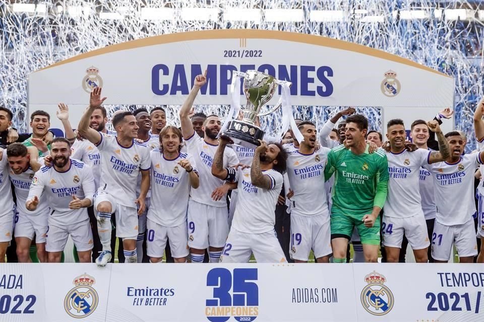 El Real Madrid ya ganó la liga y va por el doblete con la Champions.