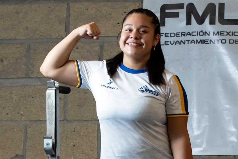 Mariana García, atleta de halterofilia.