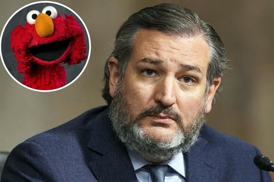 El senador republicano Ted Cruz reprochó a Elmo, personaje de Plaza Sésamo, por defender la vacuna contra Covid-19 en menores de 5 años.