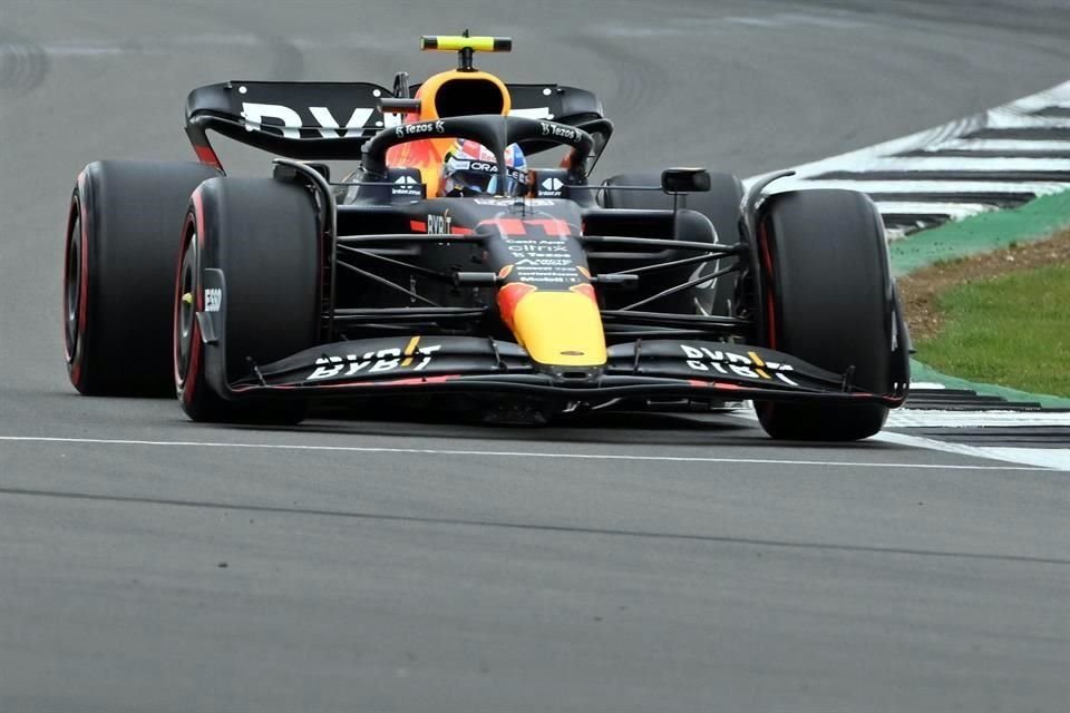 Sergio Pérez quedó en segundo lugar durante la Práctica 3 del GP de Gran Bretaña.