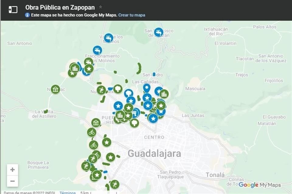 El Ayuntamiento de Zapopan presentó un nuevo portal para la consulta de obras públicas en proceso. Al momento, hay alrededor de 200.