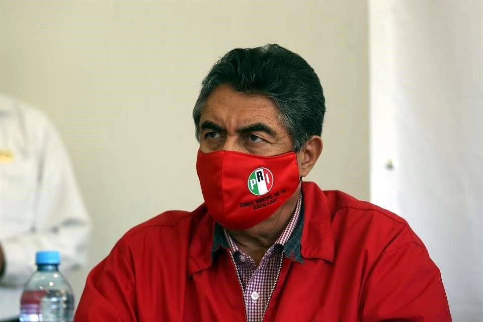 El dirigente del PRI en la entidad, Ramiro Hernández.