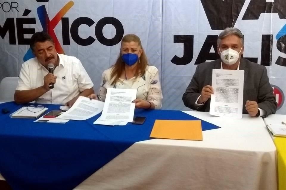 La alianza Va Por México interpuso denuncia en contra de autoridades estatales por su presunta intervención en el proceso electoral actual.