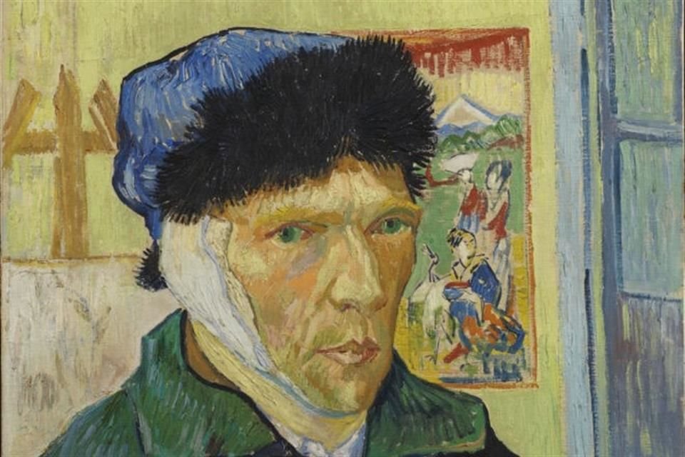 'Autorretrato con oreja vendada', 1889, de Vincent van Gogh.