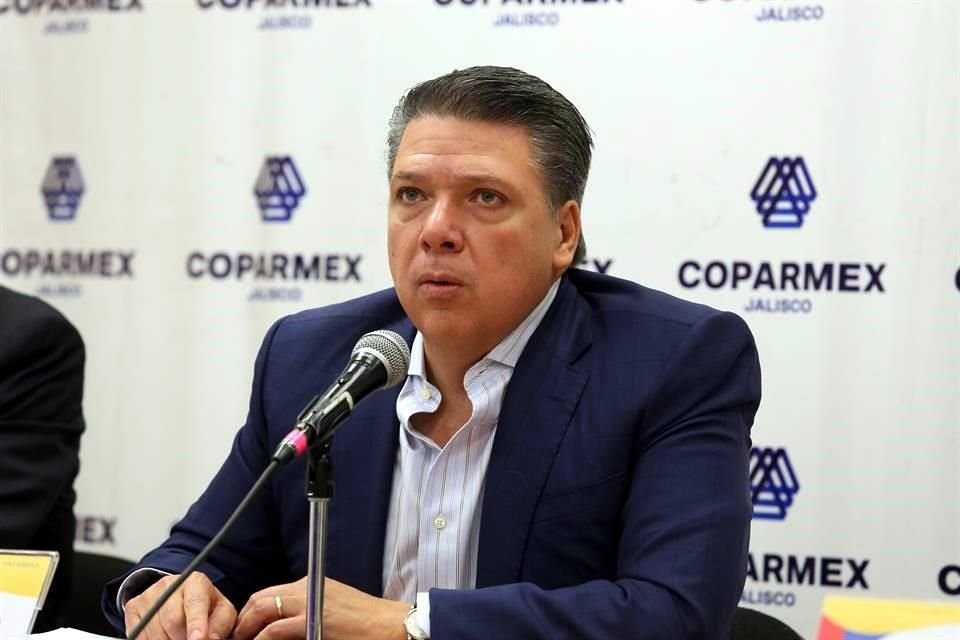 Carlos Villaseñor, presidente de Coparmex Jalisco.