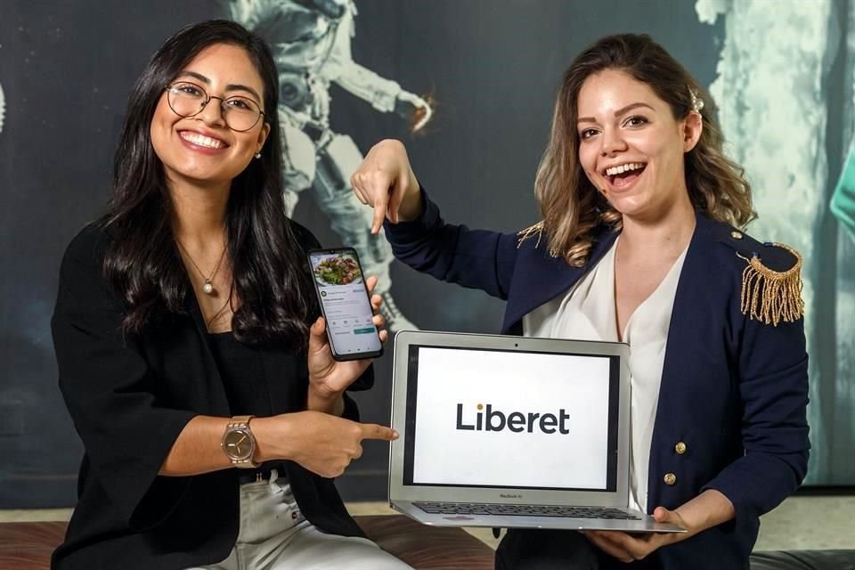 Naomi Aguilar y Fernanda Leony, cofundadoras de Liberet.