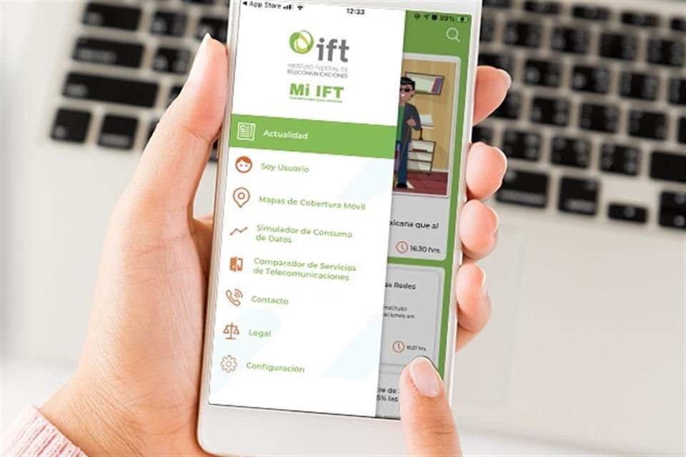 La app ofrece la posibilidad de tener acceso directo a los medios de contacto del IFT.