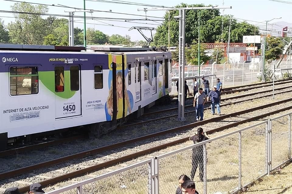 Las fallas en la Línea 1 del Tren Ligero han sido una constante este 2023.