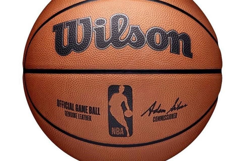 El nuevo balón de la NBA.