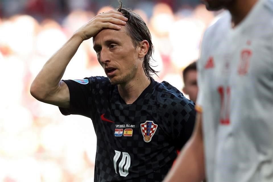 Luka Modric luchó pero no pudo evitar la derrota.