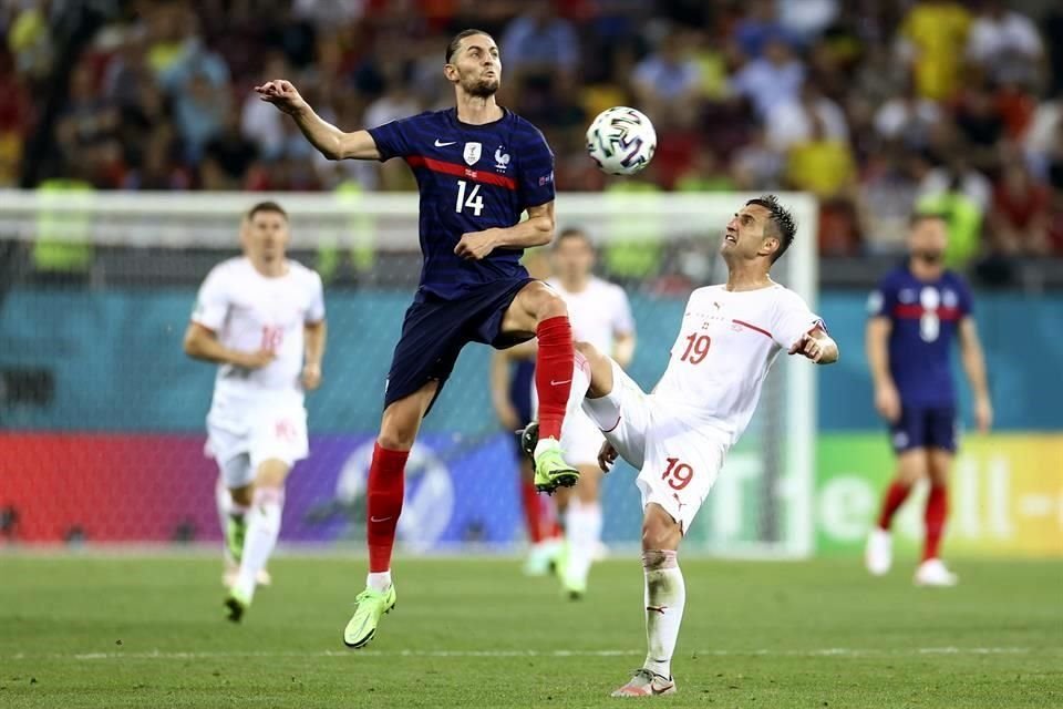 Adrien Rabiot vivió en el campo la eliminación de Francia de la Euro 2020.