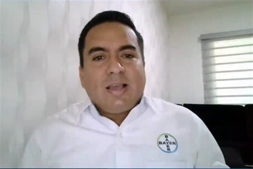 Cristian Flores, líder de proyectos tecnológicos sustentables de la División Agrícola de Bayer México.