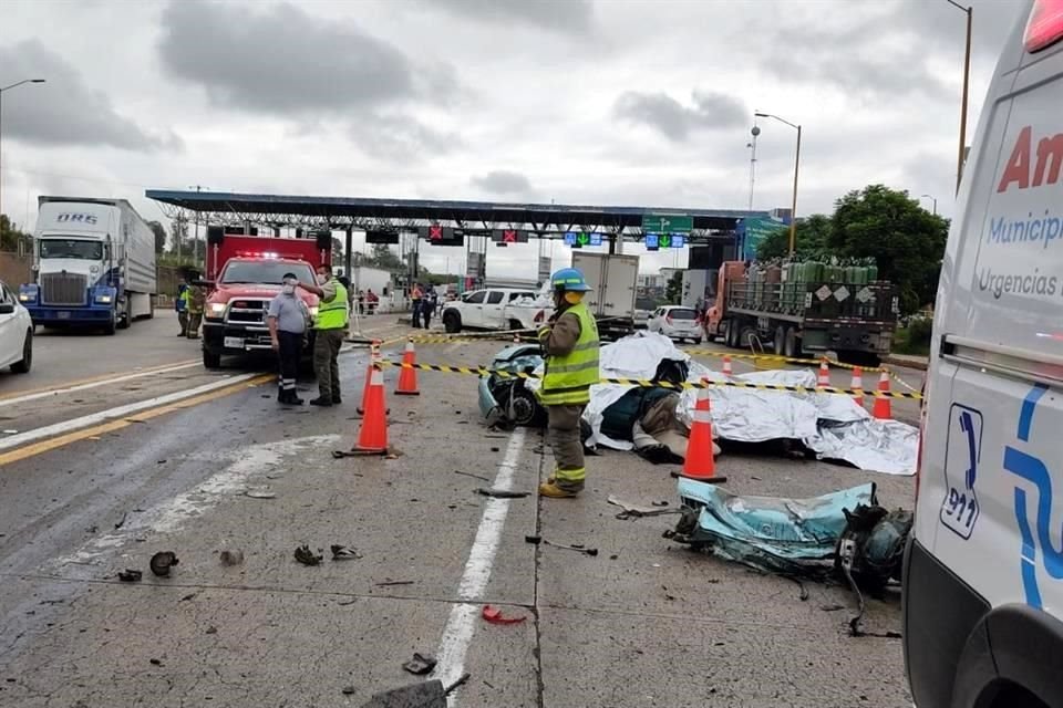 El accidente ocurrió el martes 29 de junio en la Autopista Guadalajara-Lagos de Moreno.