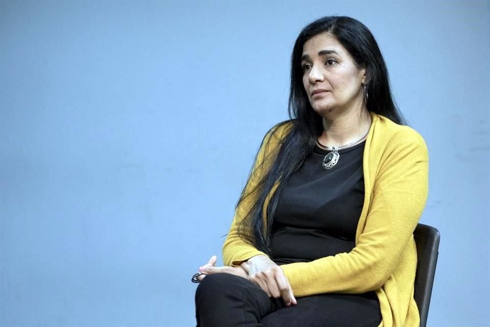 Zoilamerica Ortega, durante una entrevista en San José, Costa Rica con AFP