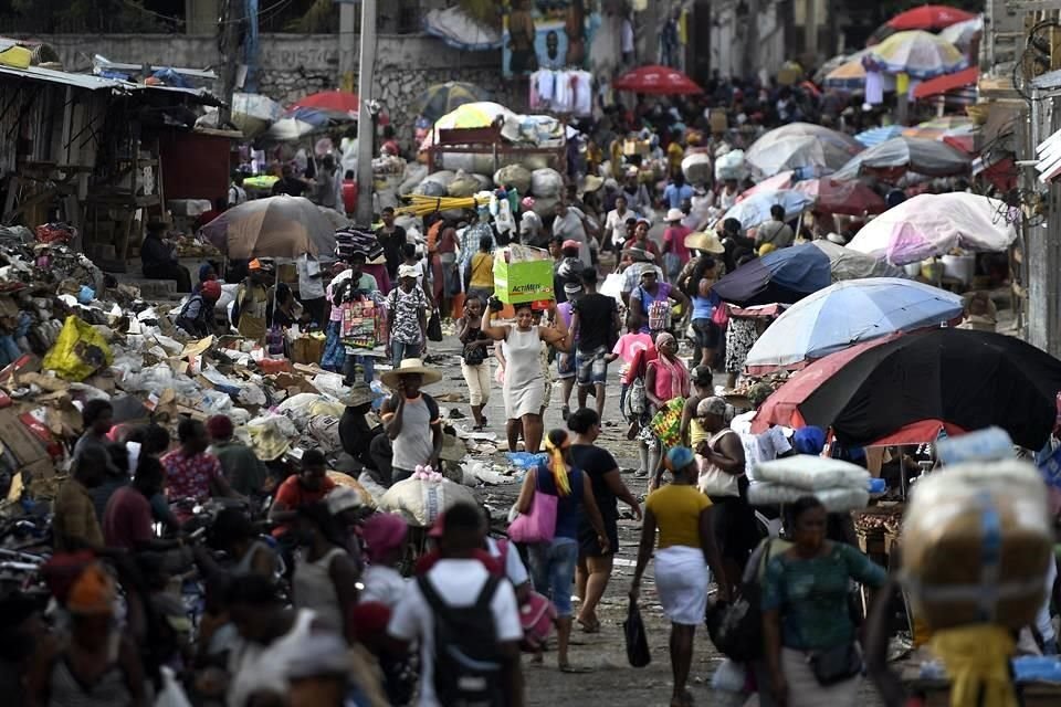 Imagen de un mercado en Puerto Príncipe, capital de Haití.