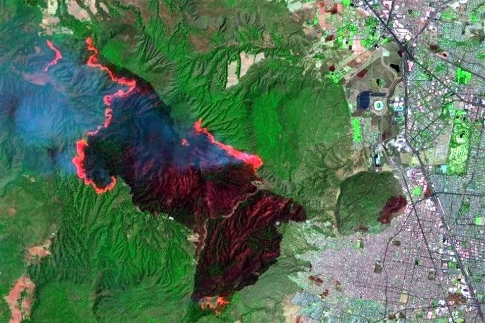 Según reportes preliminares de la Semadet, el incendio afectó 4 mil 500 hectárea, aunque imágenes satelitales muestran que podrían ser 8 mil hectáreas.