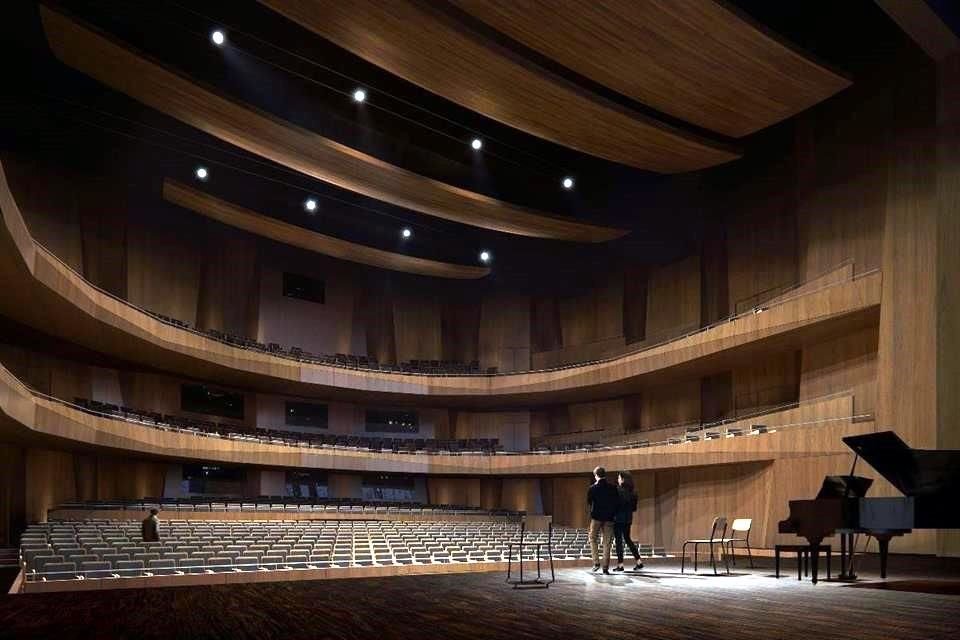 La sala contará con 145 asientos que se extenderán sobre la fosa de la orquesta.