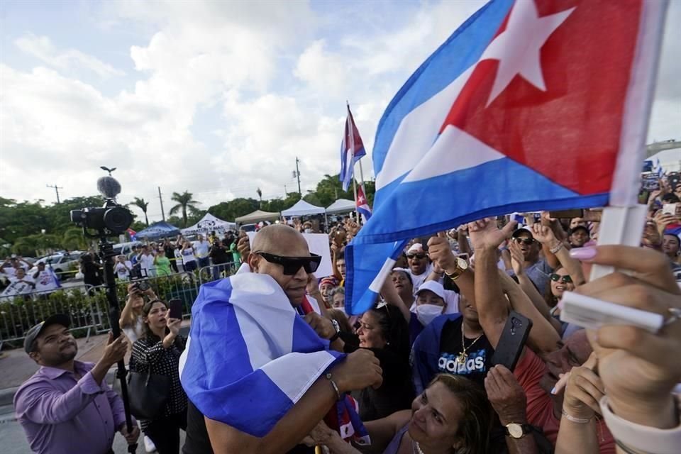 Opositores al Gobierno cubano se reunieron esta semana en Miami para respaldar las protestas en la isla.