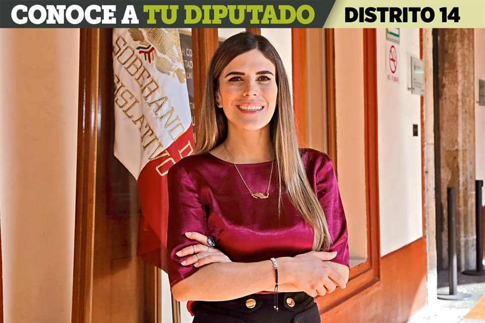 Priscilla Franco Barba, reelecta diputada local por MC en el Distrito 14.