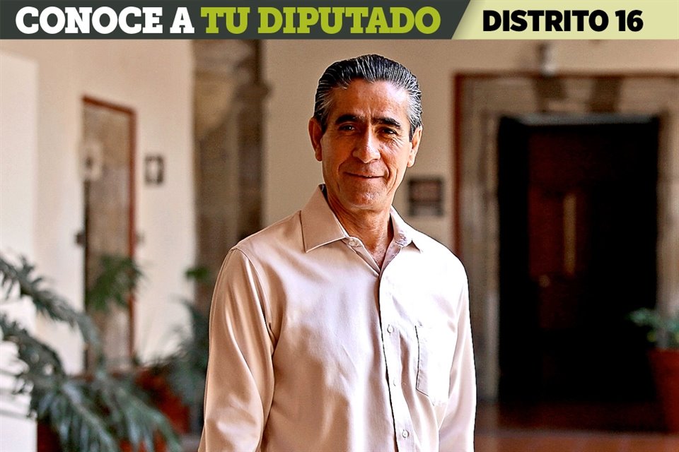Óscar Vásquez Llamas, diputado local electo de Morena por el Distrito 16, en Tlaquepaque.