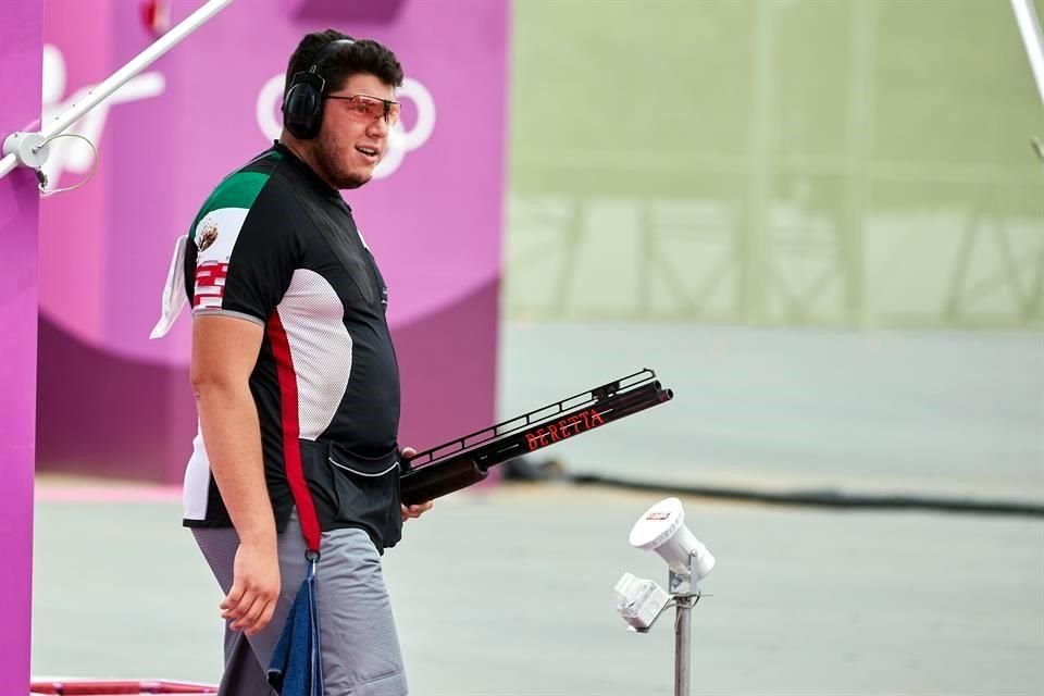 Jorge Orozco finalizó cuarto en la prueba de foso en su primera participación de Juegos Olímpicos.