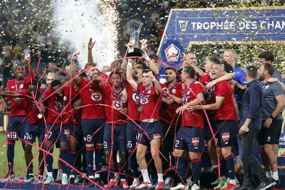 El Lille alzó la Supercopa de Francia.