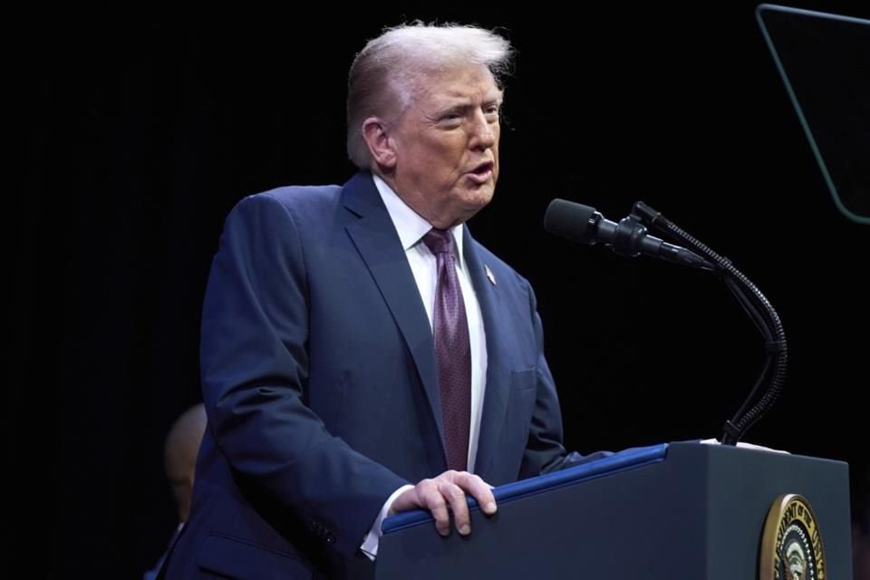 El Presidente Donald Trump durante un evento en Washington, el 8 de septiembre.