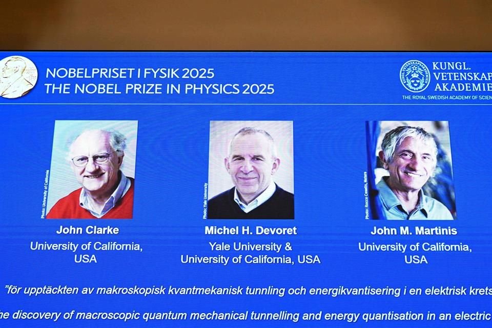 John Clarke, Michel H. Devoret y John M. Martinis ganaron el Nobel de Física por sus investigaciones en el campo de la mecánica cuántica.