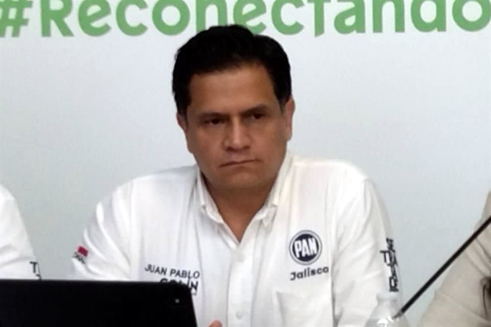 Juan Pablo Colín, dirigente estatal del PAN.