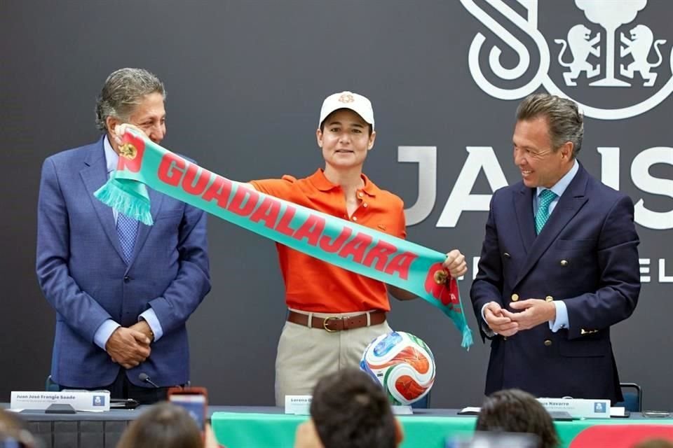 El Gobernador Pablo Lemus anunció a Lorena Ochoa como la nueva embajadora de Guadalajara para la Copa del Mundo.