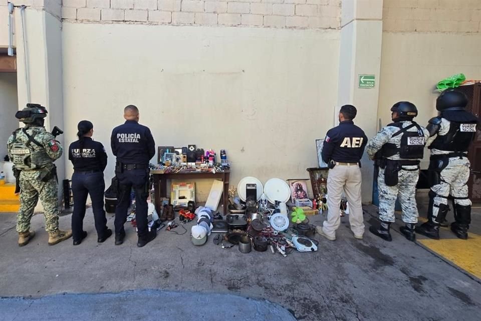 En el decomiso participaron la Policía Estatal de Chihuahua, Secretaría de Seguridad Estatal, Guardia Nacional y Agencia Estatal de Investigación.