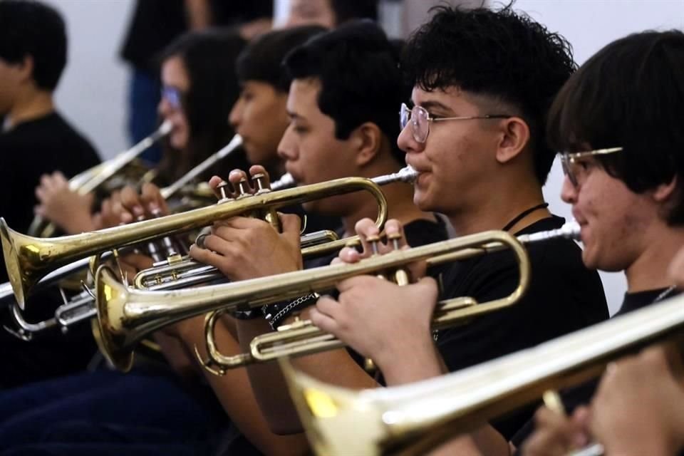 Integrantes del programa de formación musical Ecos.