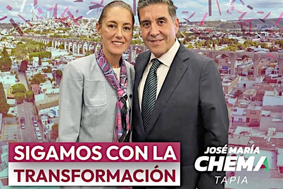 Morena and PVEM denied that José María Tapia, former director of the Fonden under EPN, is part of their ranks despite promoting him in 2024 in Querétaro.