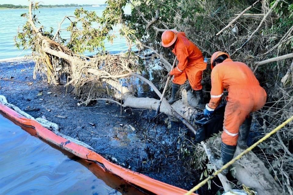 En la zona del río Pantepec, se desplegaron alrededor de 200 elementos de Petróleos Mexicanos, 300 de la Secretaría de Marina, 50 del Gobierno estatal y municipal.