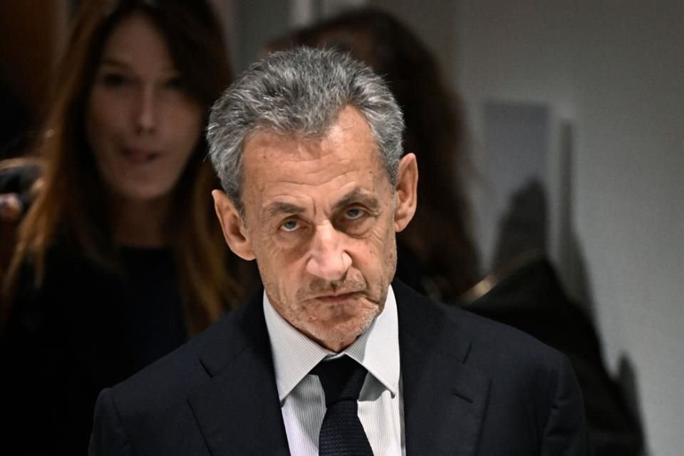 El ex Presidente francés Nicolas Sarkozy tras el veredicto de su juicio en septiembre del 2025.